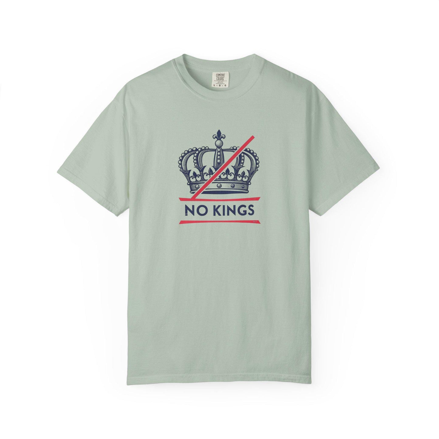 No Kings Rebel Crown T-Shirt - Unisex Garment-Dyed Tee for Festival, Casual Wear, Statement Shirt, Gift for Friends, No Kings Design