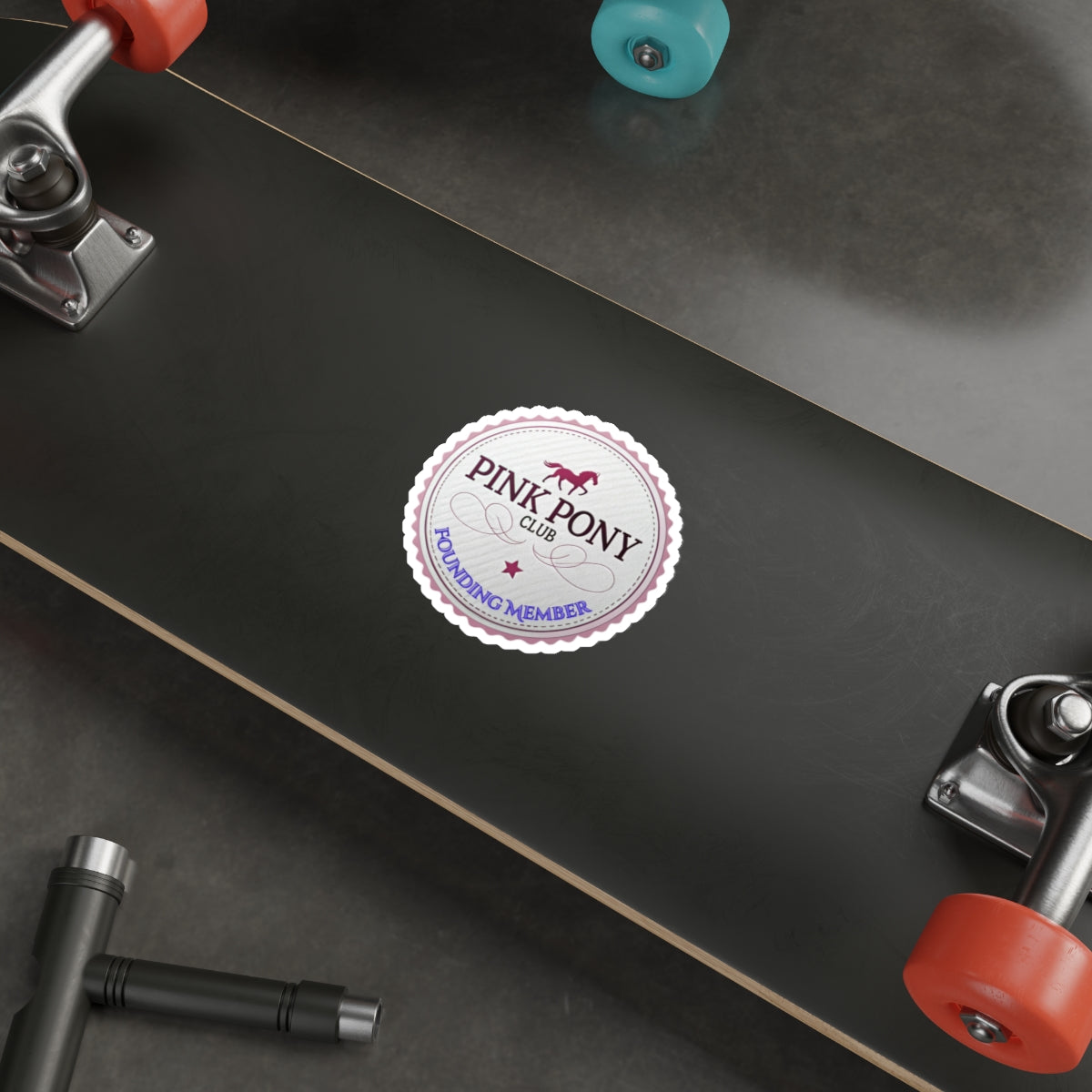 Pink Pony Club Die-Cut Stickers - Perfect for Horse Lovers, Laptop Decor, Party Favors, Scrapbooking, Gift Accessories
