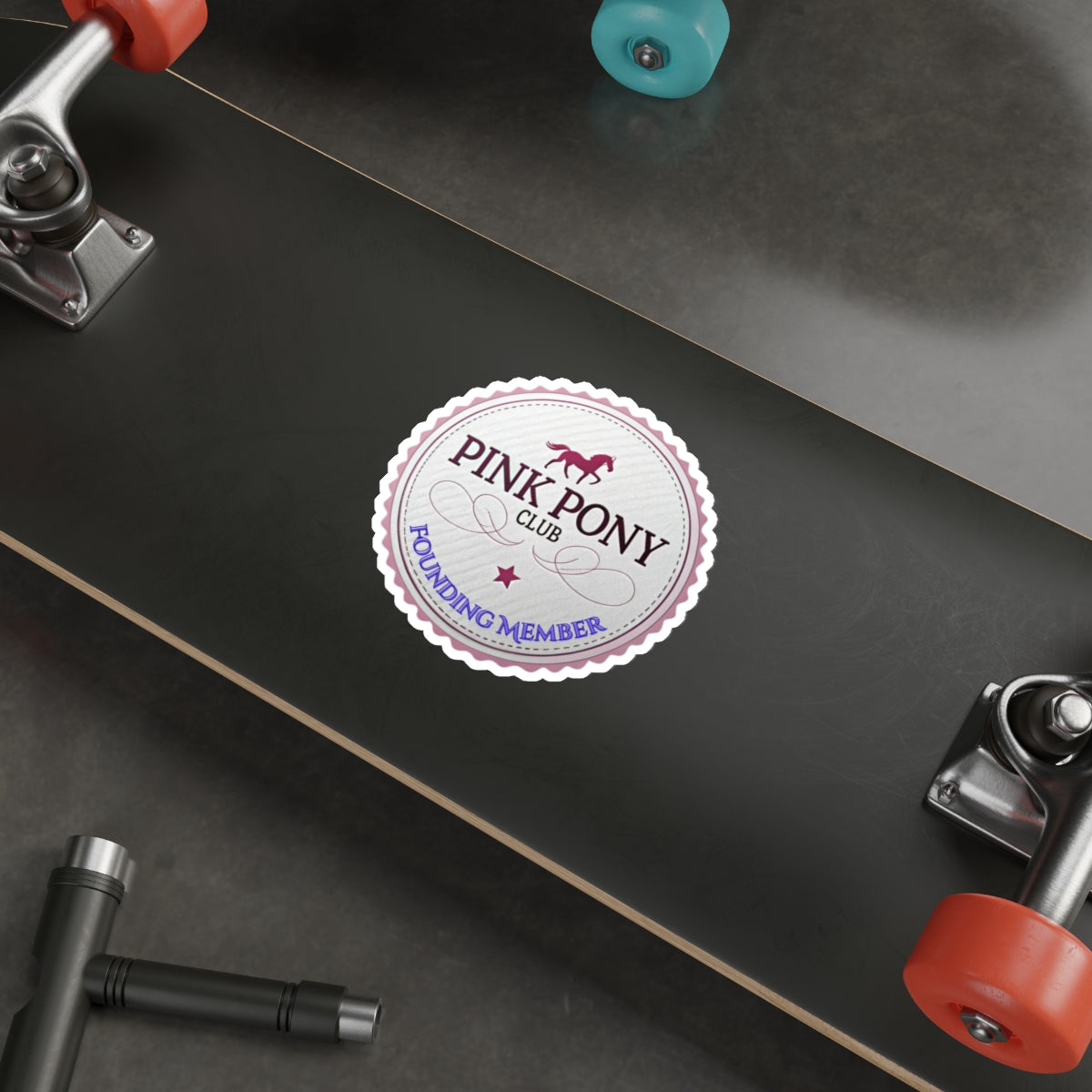Pink Pony Club Die-Cut Stickers - Perfect for Horse Lovers, Laptop Decor, Party Favors, Scrapbooking, Gift Accessories
