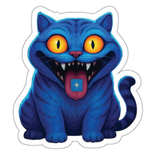 KPOP Demon Hunters Whimsical Cat Die-Cut Stickers - Fun Laptop Decor, Gift for Cat Lovers, Colorful Wall Art, Cute Party Favors