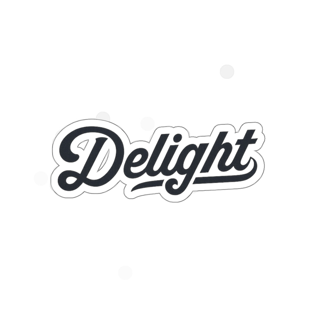Delight Brand Die-Cut Stickers