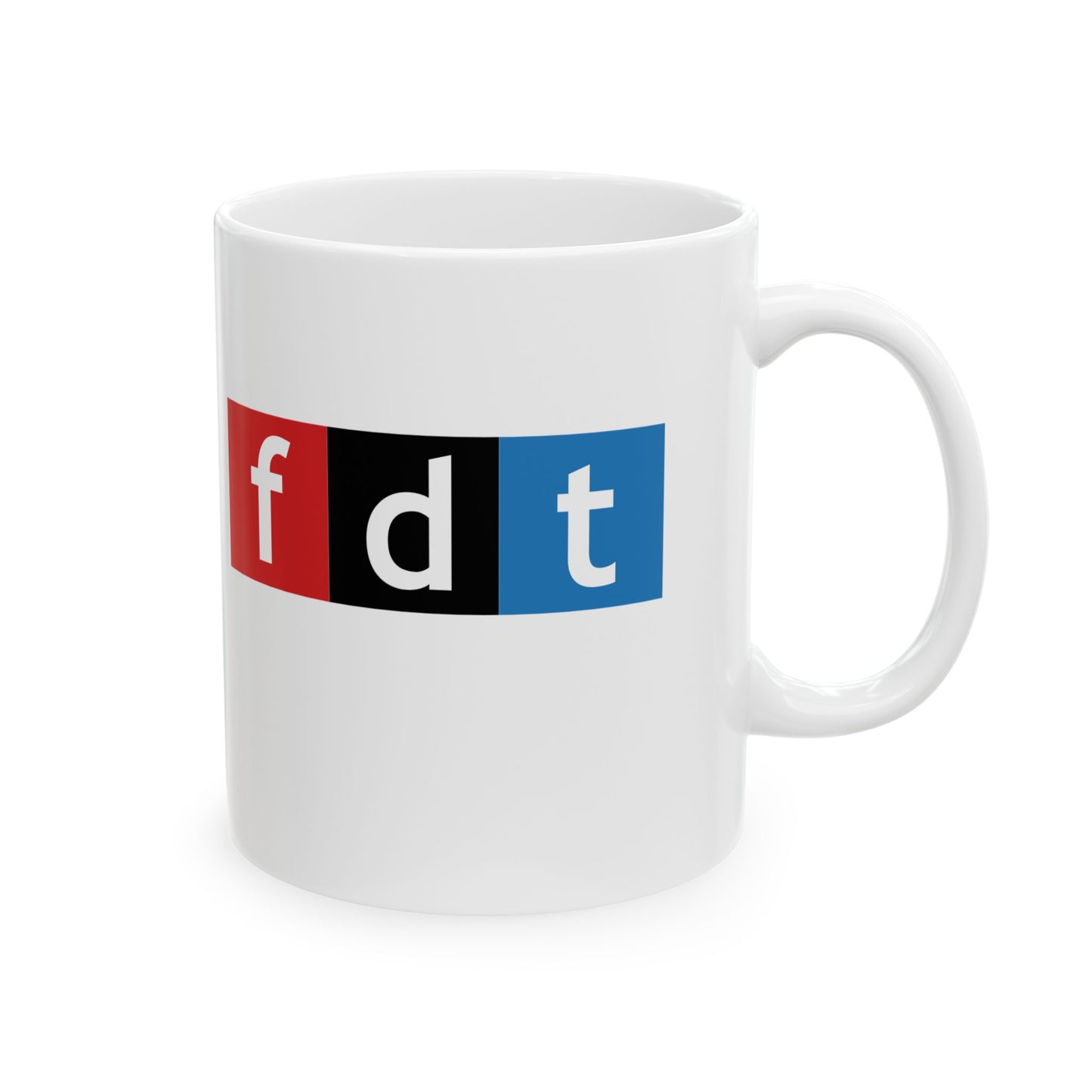 Foxtrot Delta Tango Ceramic Mug for Coffee Lovers, 11oz, Gift for Friends, Office Humor, Quotes Mug, Tea Lover Gift, FDT