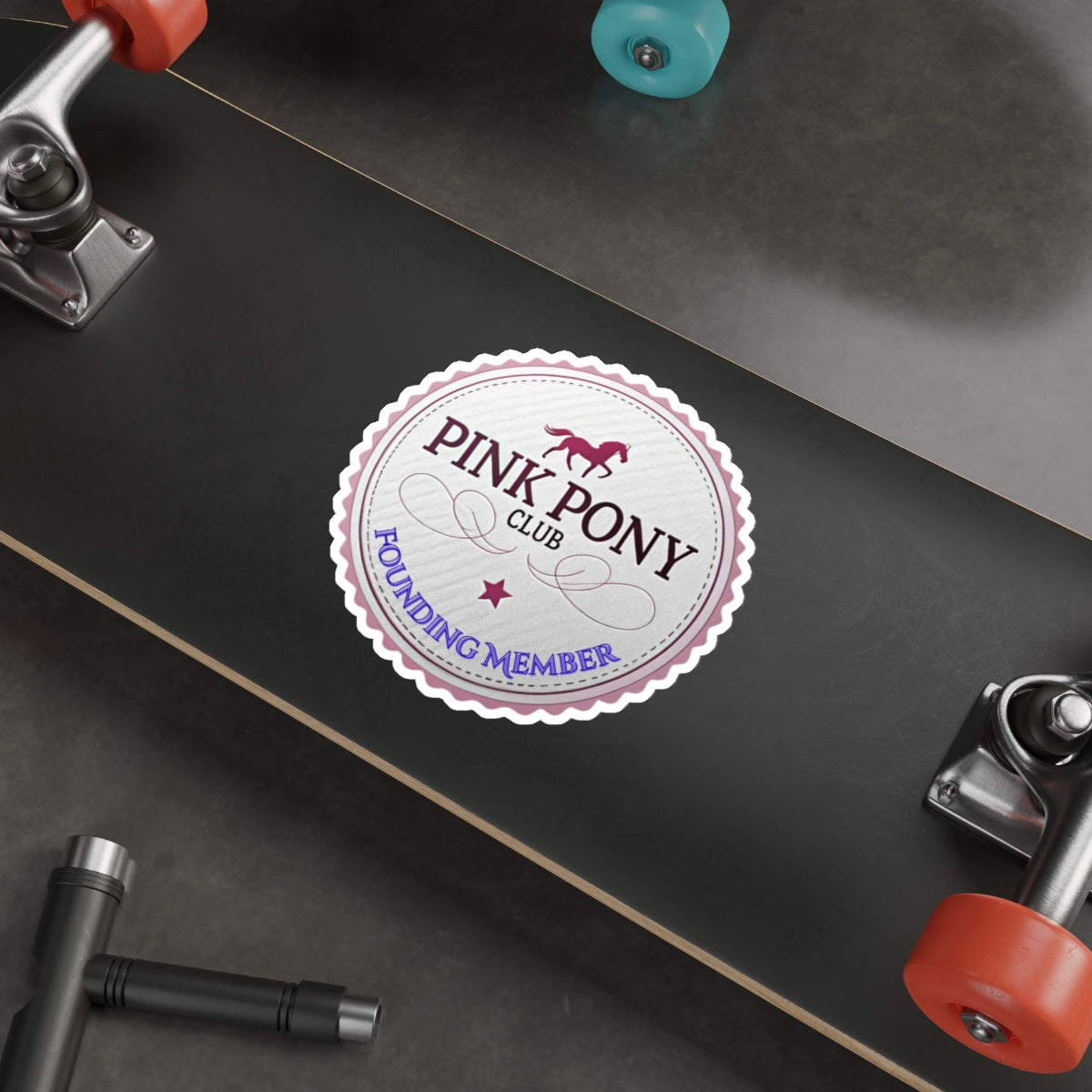 Pink Pony Club Die-Cut Stickers - Perfect for Horse Lovers, Laptop Decor, Party Favors, Scrapbooking, Gift Accessories