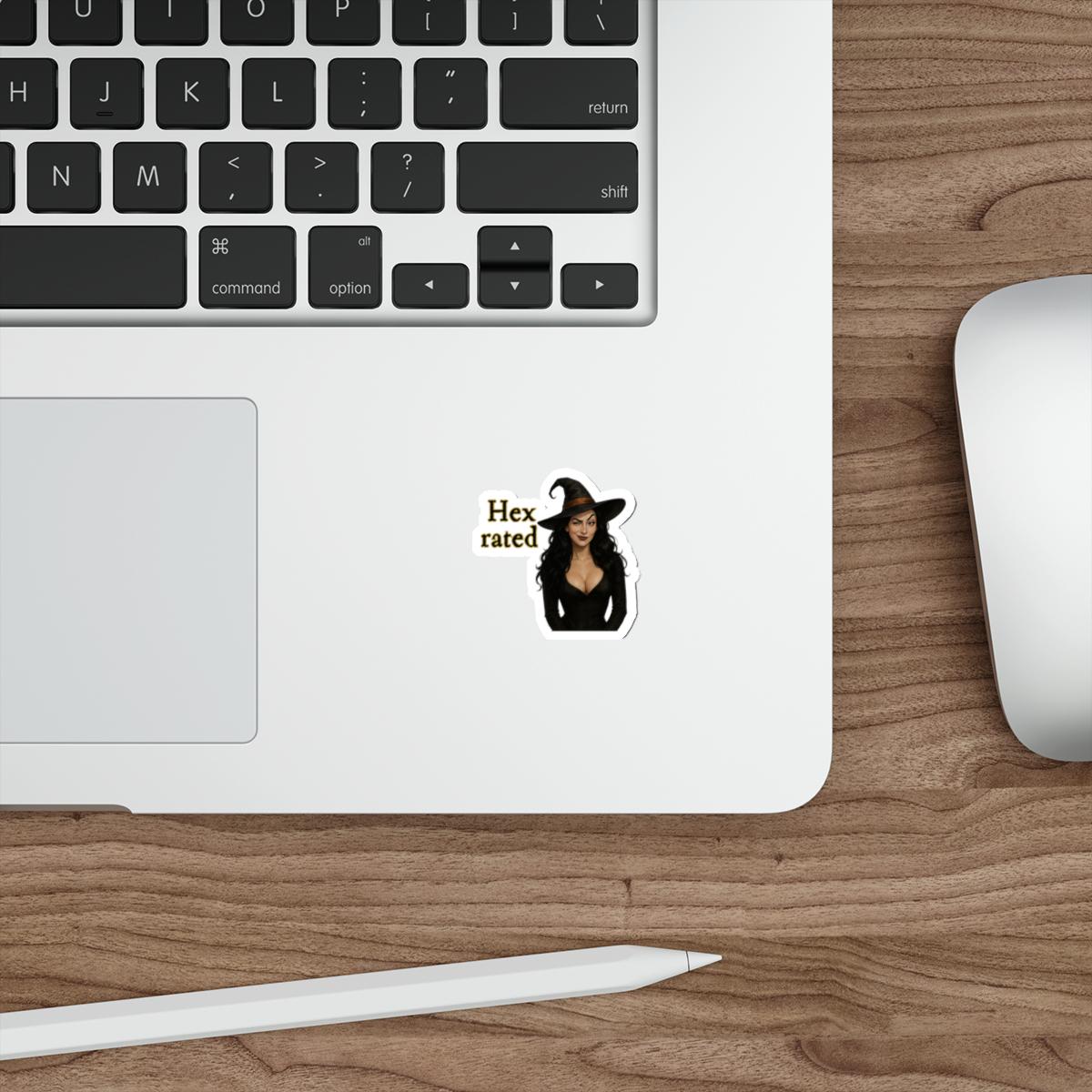 Hex Rated Halloween Die-Cut Stickers | Witchy Decor, Halloween Gifts, Laptop Stickers, Boho Aesthetic, Witchcraft Accessories