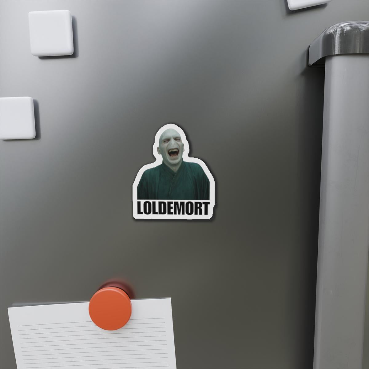 Loldemort - Humorous Die-Cut Magnet - Memorable Decor for Fridge, Office, Gifts, Collectibles, Home Decor