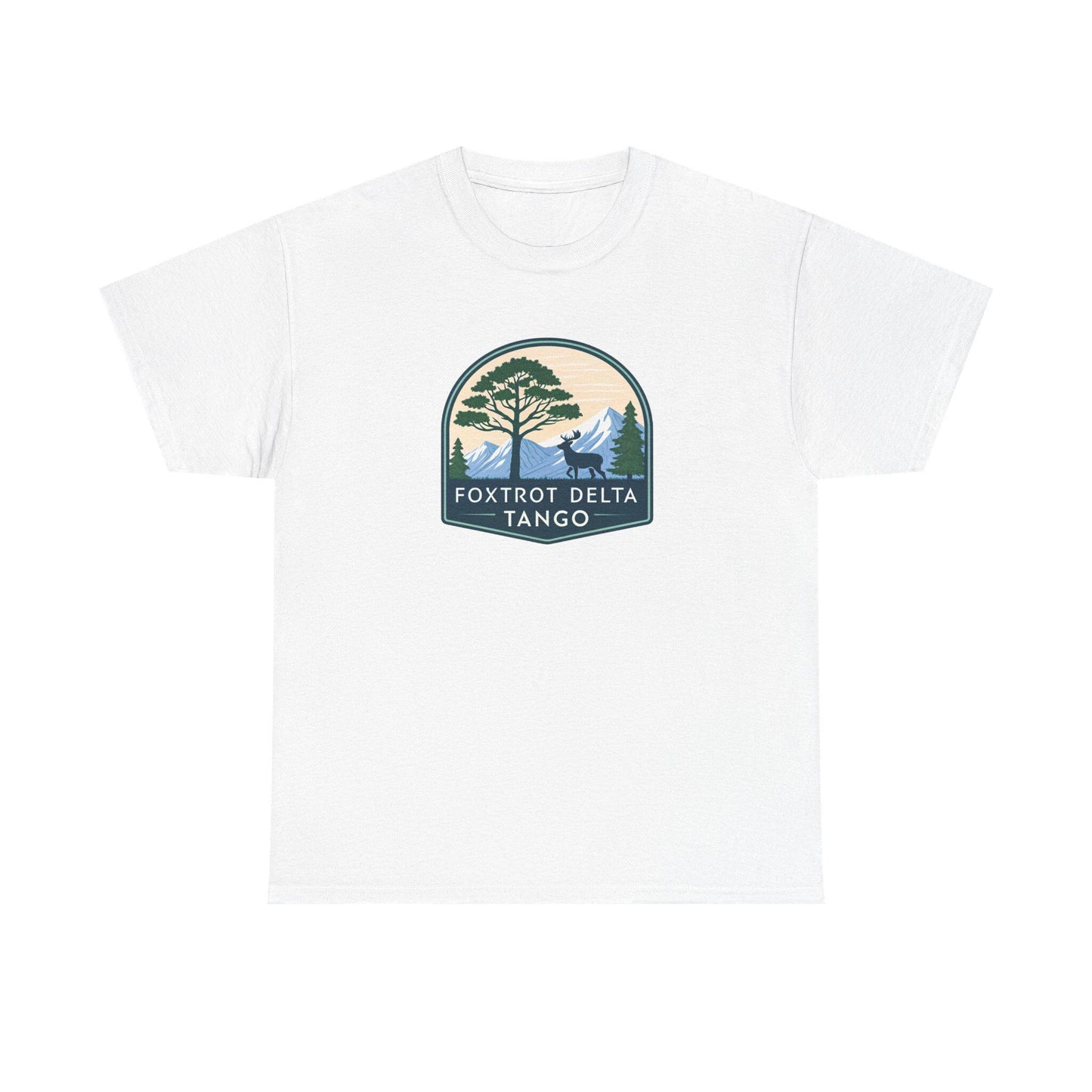 Foxtrot Delta Tango Nature Tee - Unisex Cotton Shirt for Outdoor Lovers
