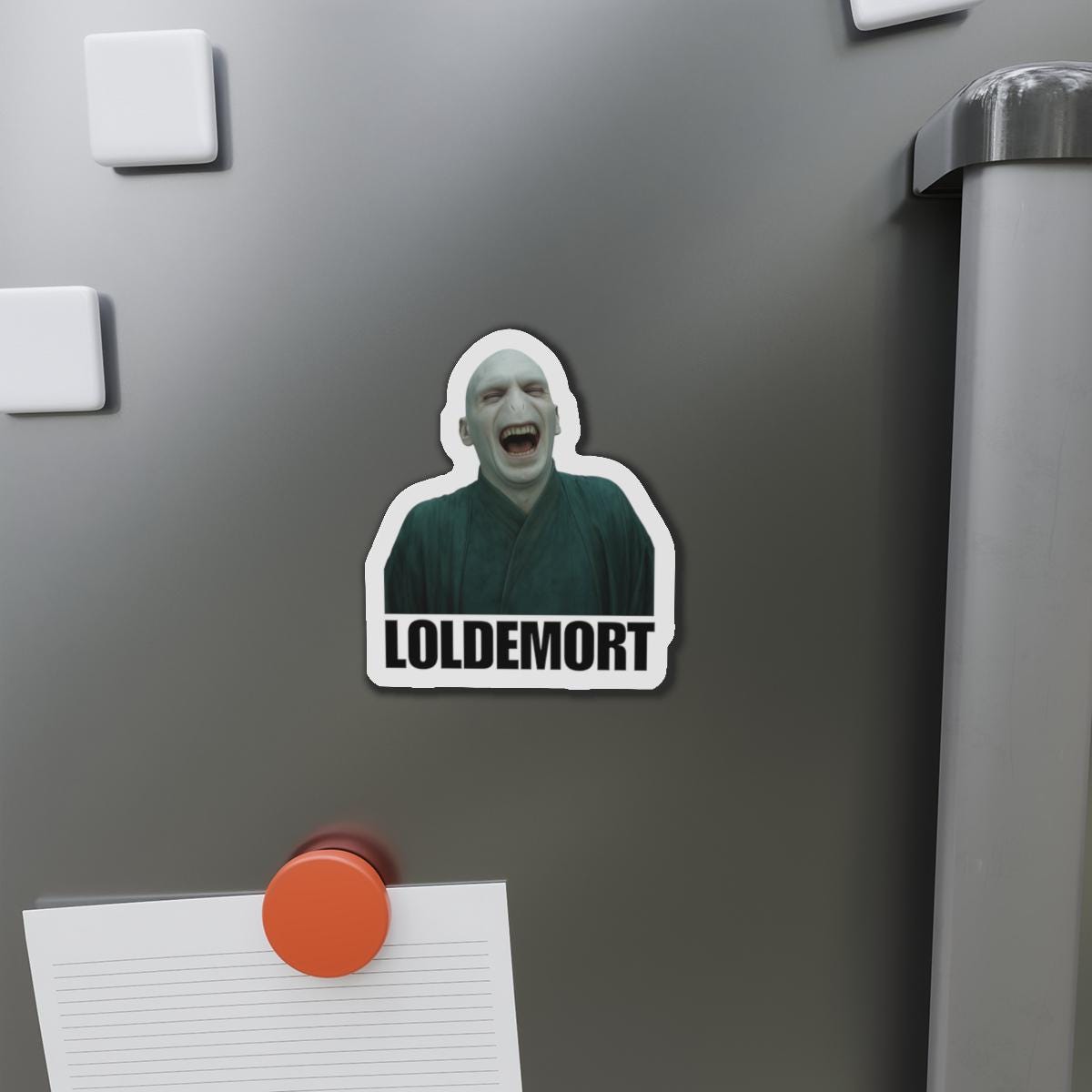 Loldemort - Humorous Die-Cut Magnet - Memorable Decor for Fridge, Office, Gifts, Collectibles, Home Decor
