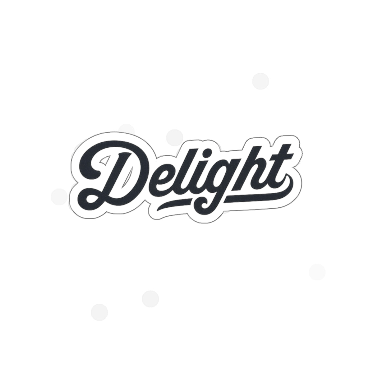 Delight Brand Die-Cut Stickers