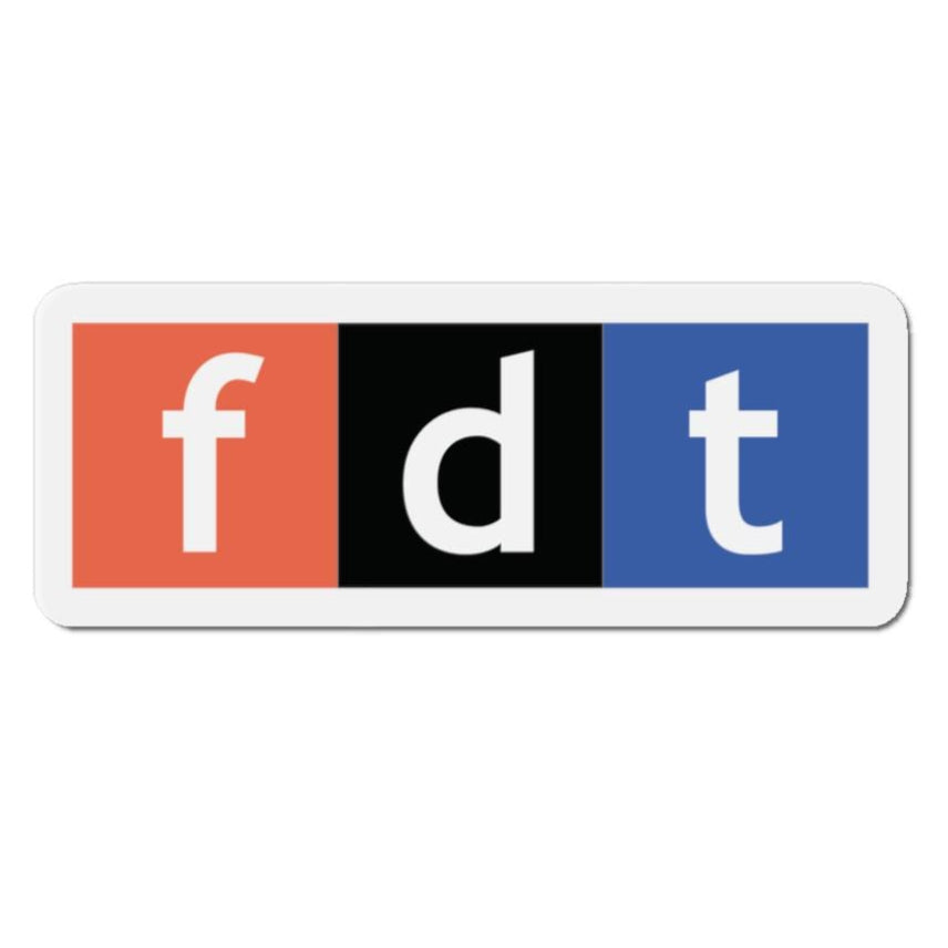 FDT Magnet - Die-Cut - For Cars, Offices, Refrigerators