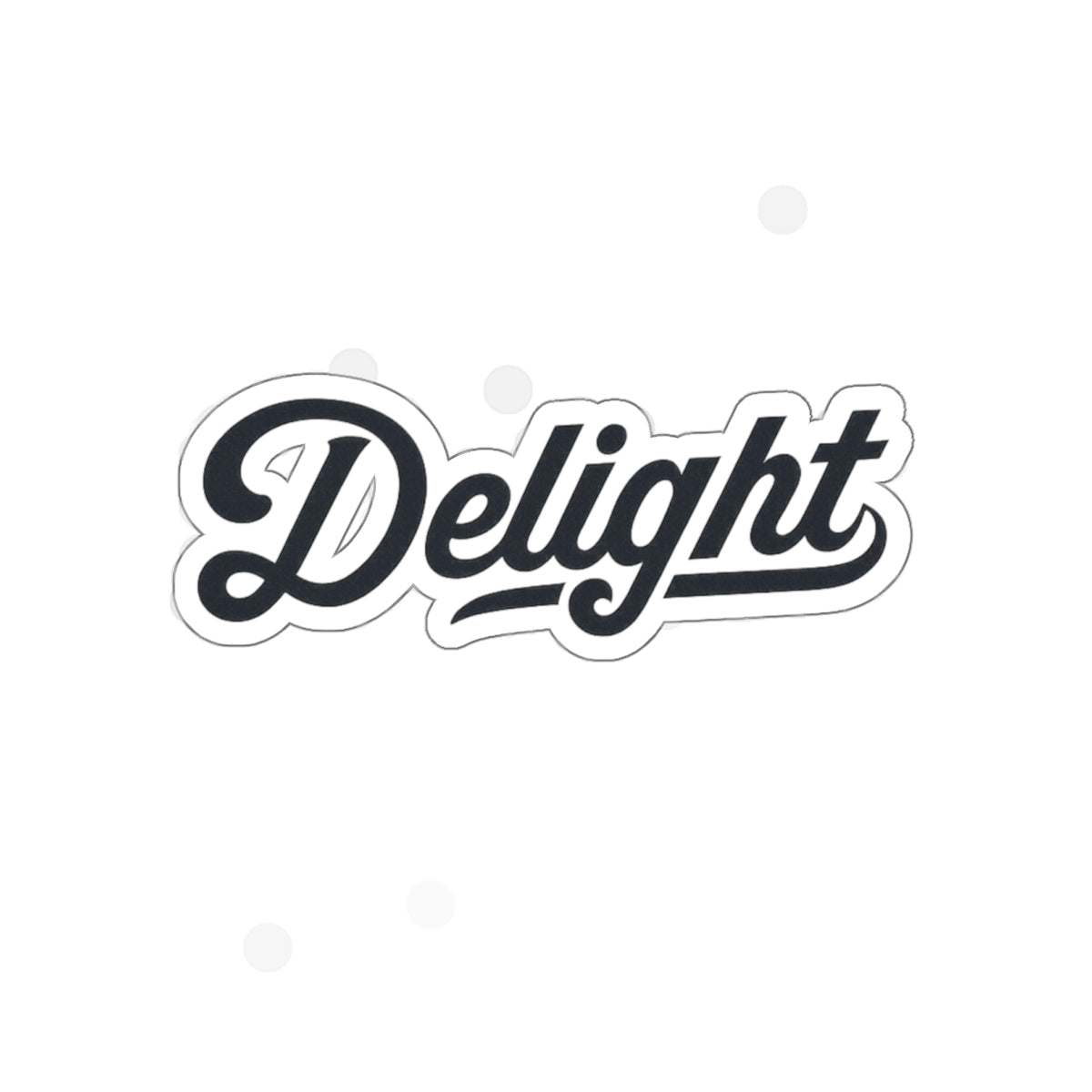 Delight Brand Die-Cut Stickers