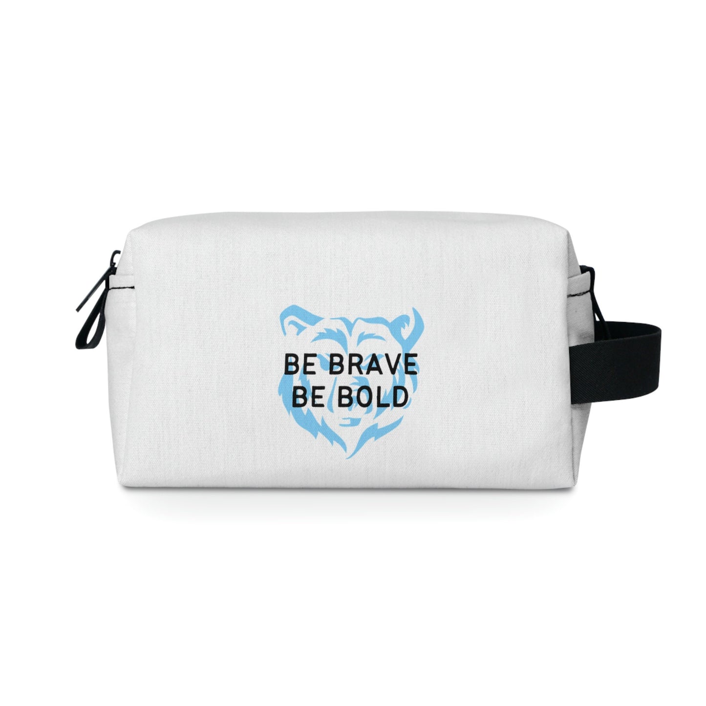 Be Brave Be Bold Bear Toiletry Bag Beauty Self Care Travel Work Date Night Gym