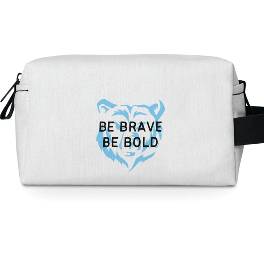 Be Brave Be Bold Bear Toiletry Bag Beauty Self Care Travel Work Date Night Gym