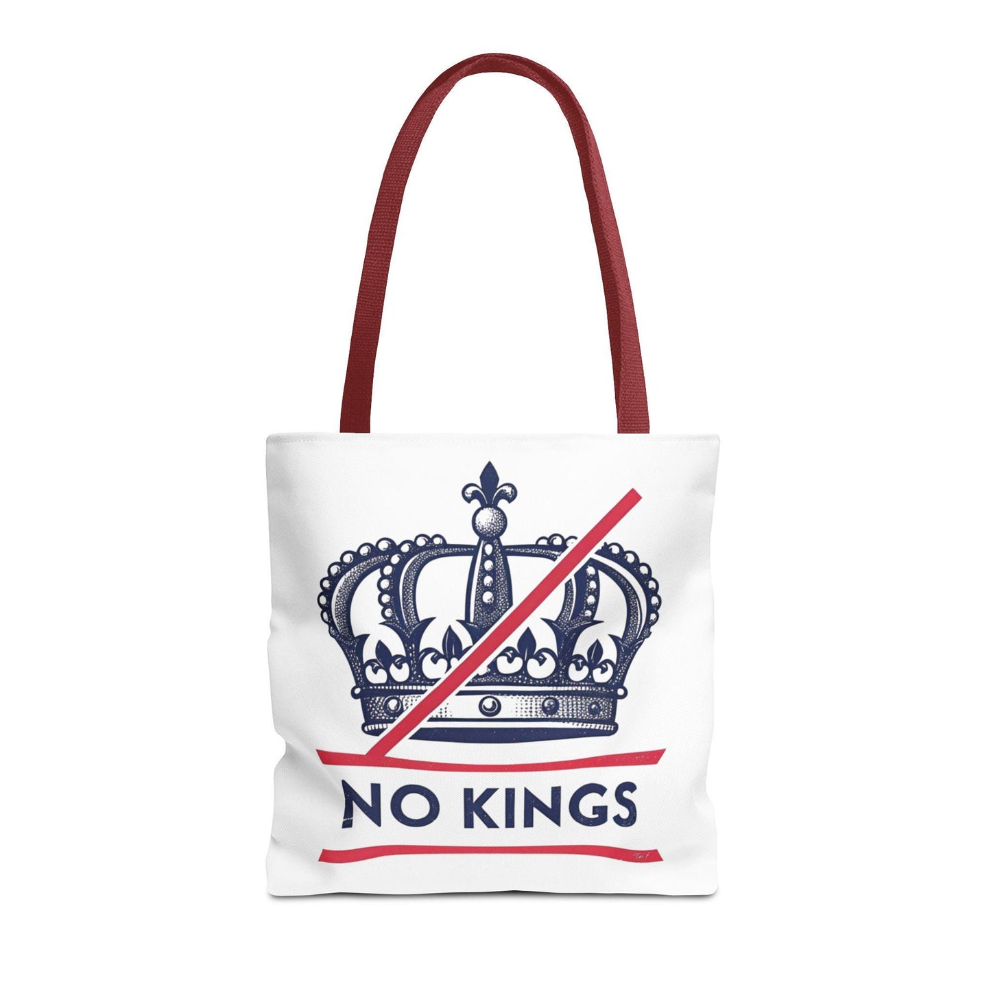 No Kings Rebel Crown Tote Bag, Stylish Canvas Tote, Unique Shopper Bag, Gift for Her, Eco-Friendly Bags, Trendy Market Tote