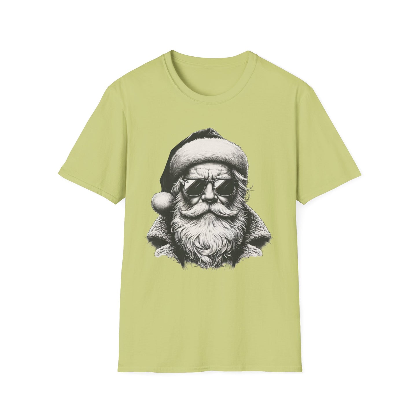 Cool Santa Graphic Unisex T-Shirt, Funny Holiday Tee, Christmas Gift, Retro Santa Shirt, Festive Apparel, Men and Women Holiday Wear