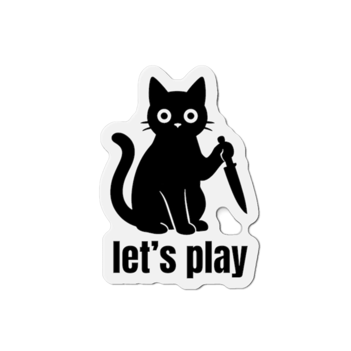Whimsical Cat Die-Cut Magnets - Cute Fridge Decor, Gift for Cat Lovers, Fun Kitchen Accessories, Playful Home Decor, Pet-Themed Gifts