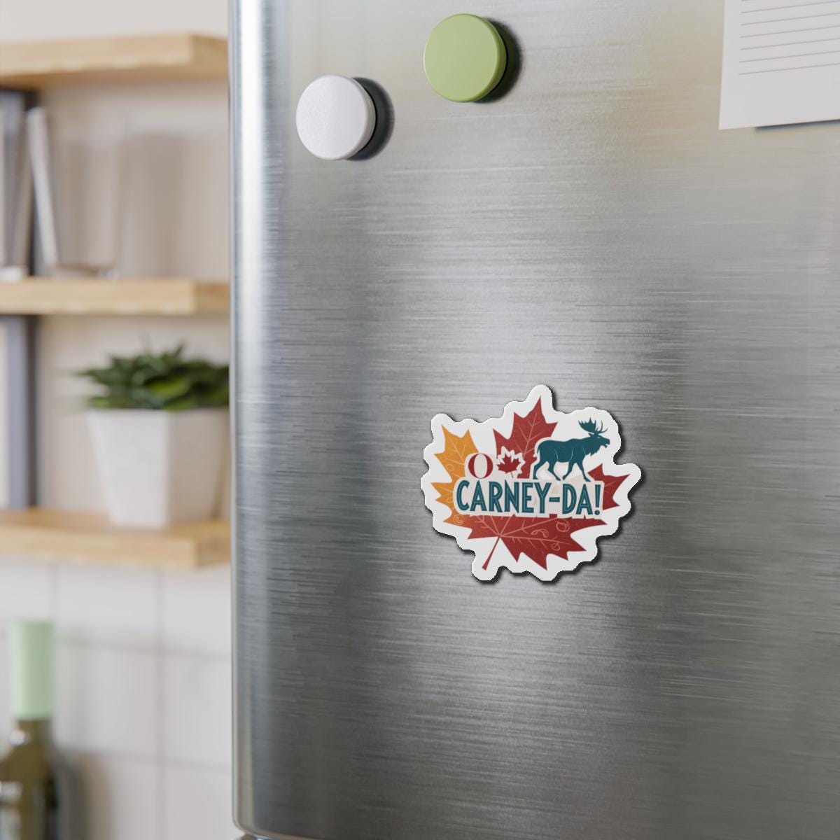 O Carney-da! Mark Carney Die-Cut Magnets | Perfect for Fans of Canada, Fun Home Decor, Gift for Friends, Celebratory Keepsake