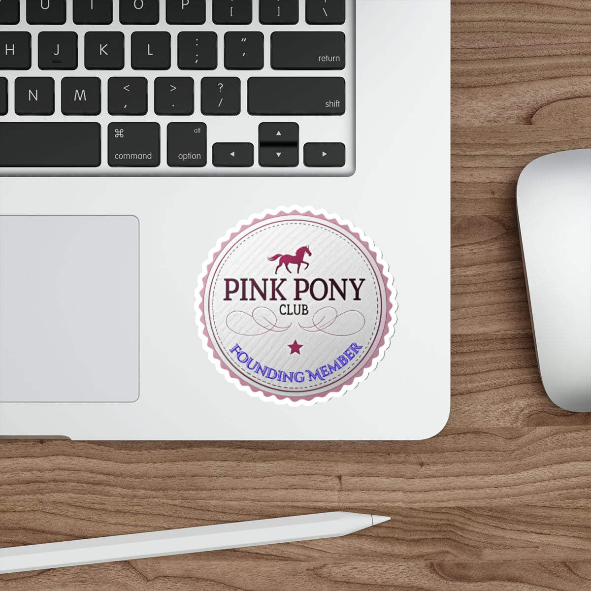 Pink Pony Club Die-Cut Stickers - Perfect for Horse Lovers, Laptop Decor, Party Favors, Scrapbooking, Gift Accessories