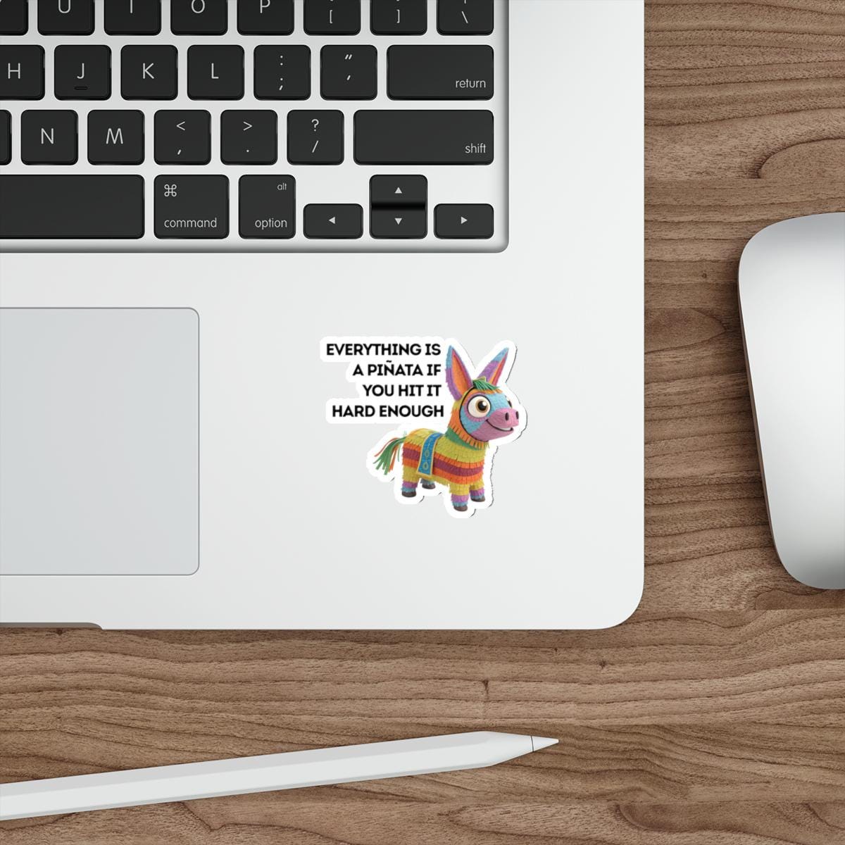 Playful Piñata Die-Cut Stickers, Fun Party Decor, Cute Laptop Stickers, Whimsical Gift Ideas, Colorful Art Decals