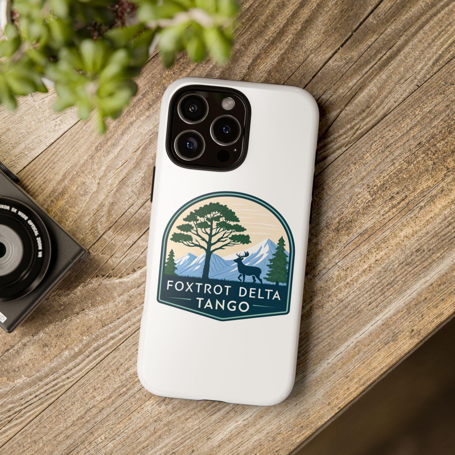 Foxtrot Delta Tango - Stylish Phone Case for Outdoor Enthusiasts - Durable Phone Case