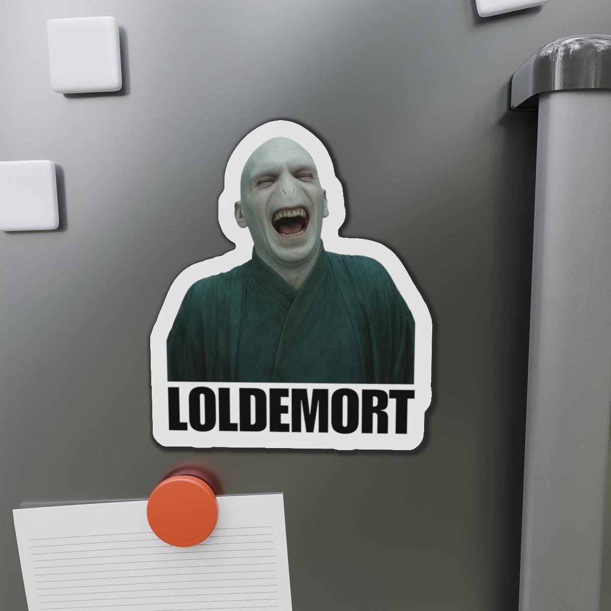 Loldemort - Humorous Die-Cut Magnet - Memorable Decor for Fridge, Office, Gifts, Collectibles, Home Decor