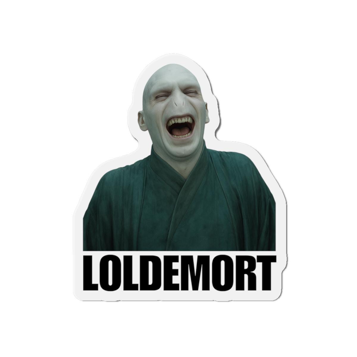 Loldemort - Humorous Die-Cut Magnet - Memorable Decor for Fridge, Office, Gifts, Collectibles, Home Decor