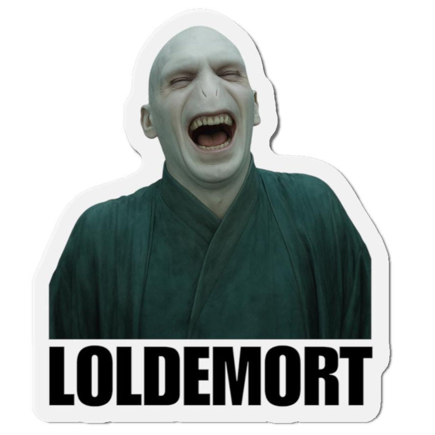 Loldemort - Humorous Die-Cut Magnet - Memorable Decor for Fridge, Office, Gifts, Collectibles, Home Decor