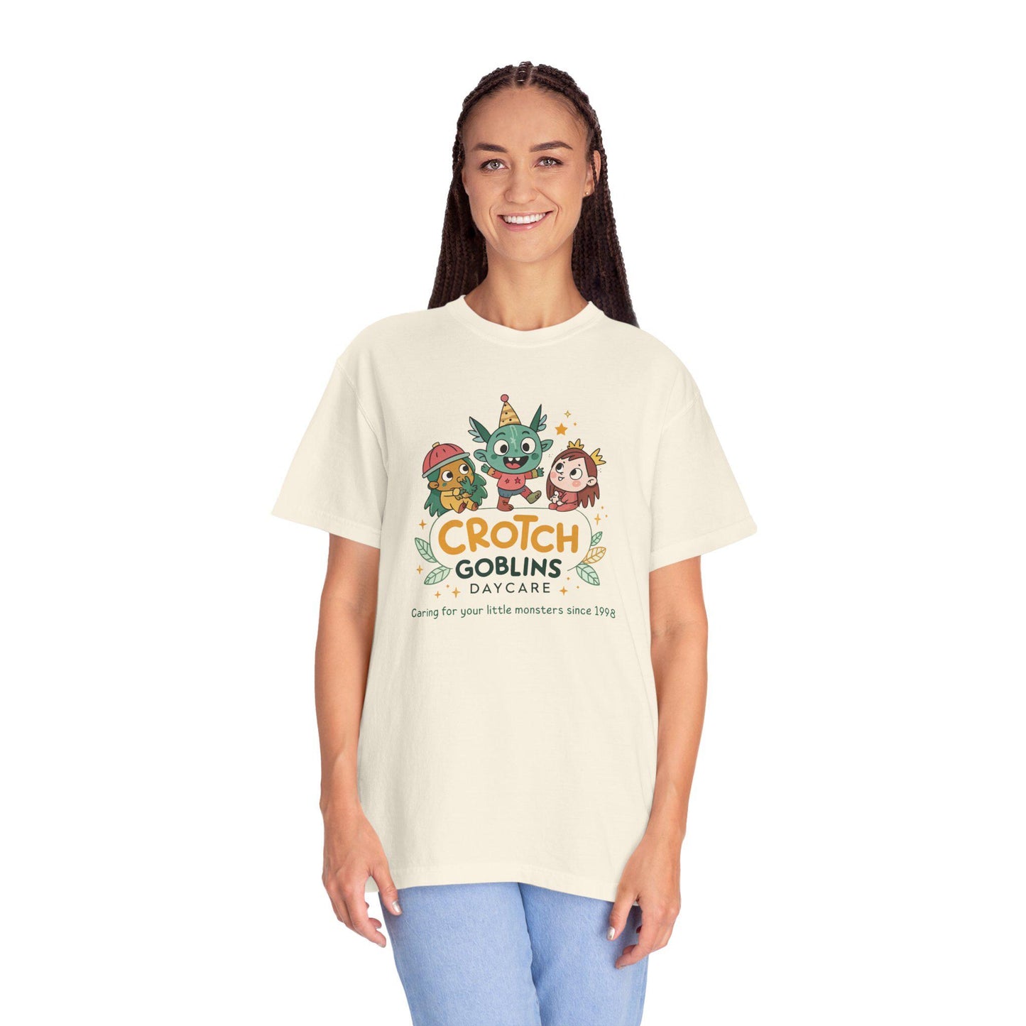 Funny T-Shirt for Crotch Goblins Daycare, Funny Kids T-Shirt, Unisex Tee, Halloween Costume, Gifts for Parents