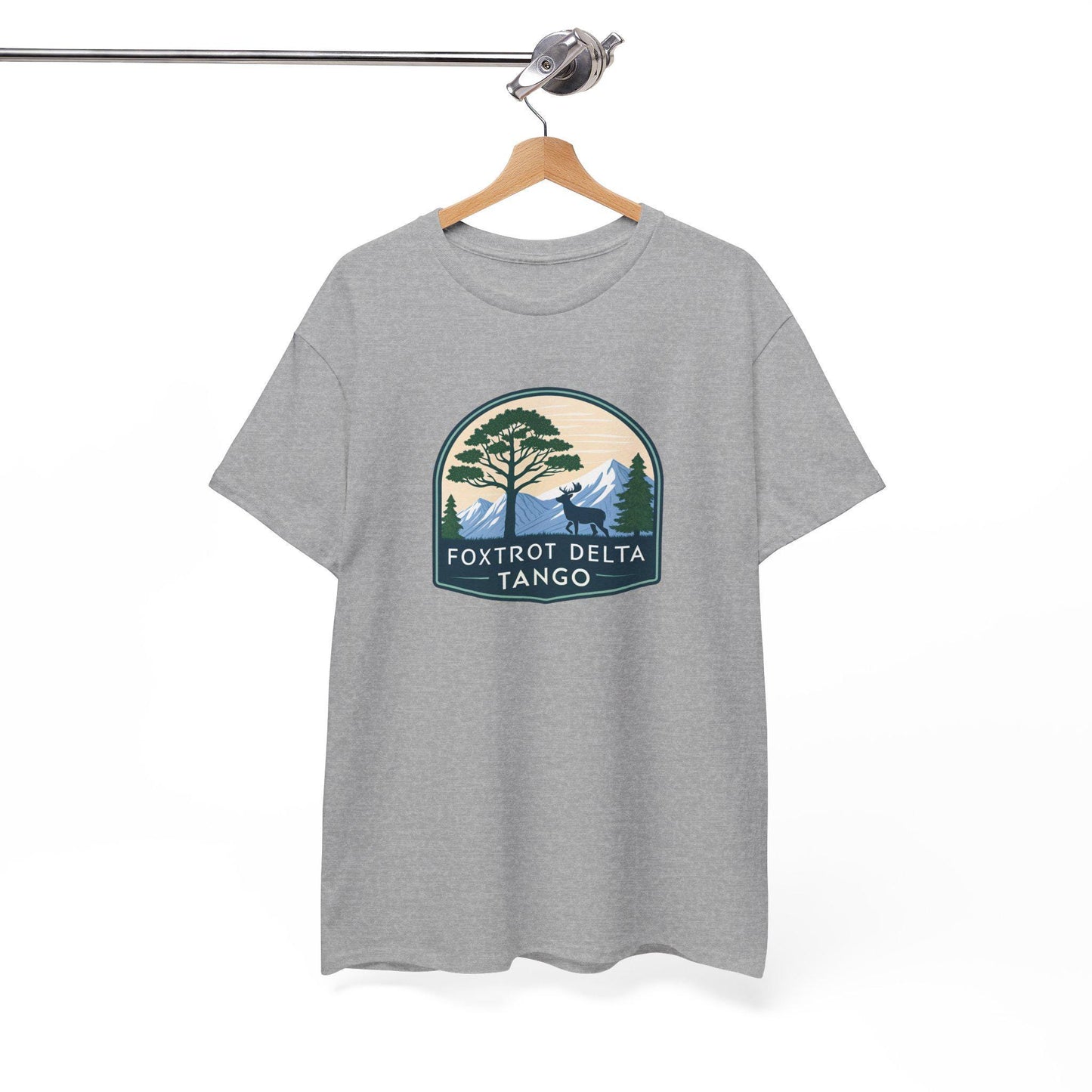 Foxtrot Delta Tango Nature Tee - Unisex Cotton Shirt for Outdoor Lovers