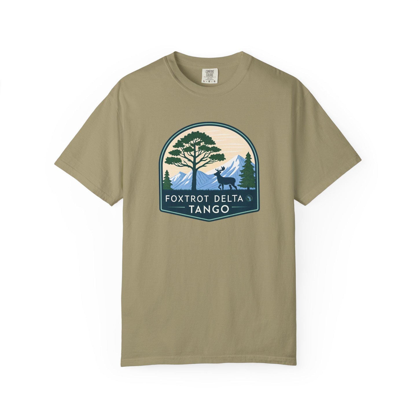 Foxtrot Delta Tango Nature T-Shirt, Unisex Hiking Tee, Adventure Shirt for Outdoorsy People, Forest Graphic Tee, Wilderness Camping Gift