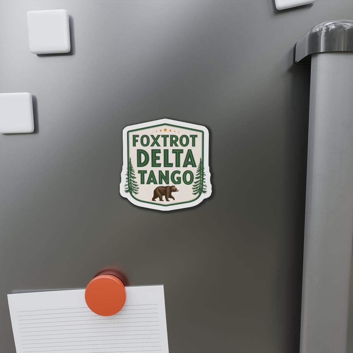 Foxtrot Delta Tango Magnet - Nature Themed - For Outdoor Enthusiasts