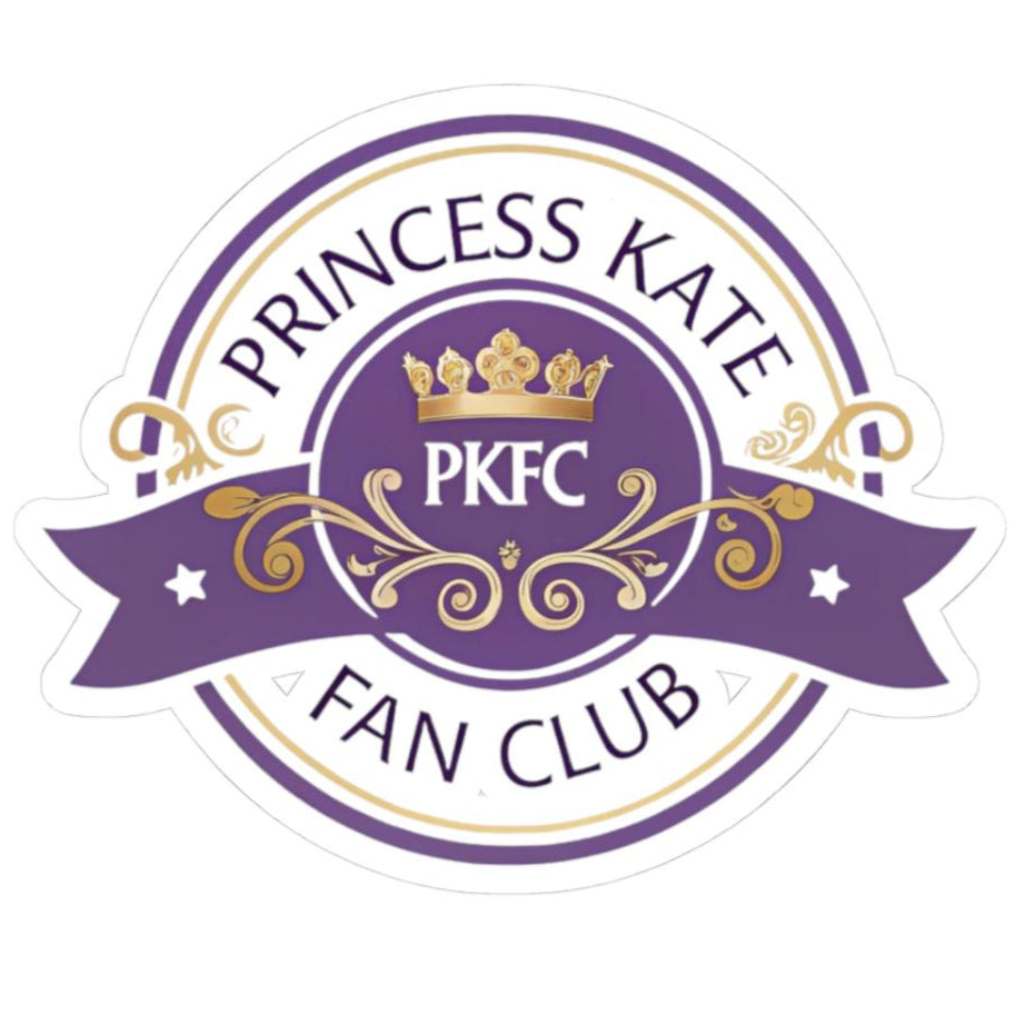 Princess Kate Fan Club Kiss-Cut Stickers, Fun Laptop Decals