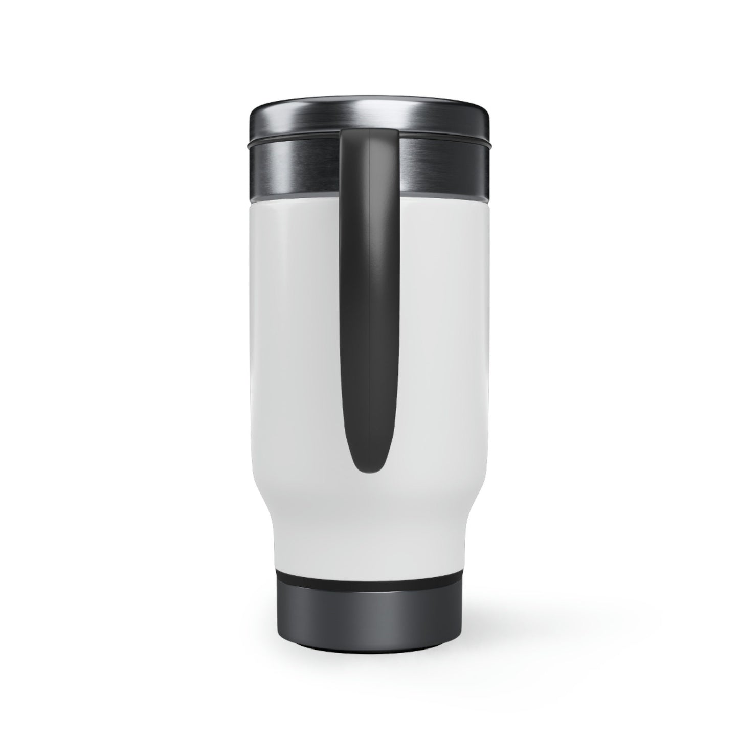 Be Brave Be Bold Bear Design Stainless Steel Travel Mug with Handle, 14oz