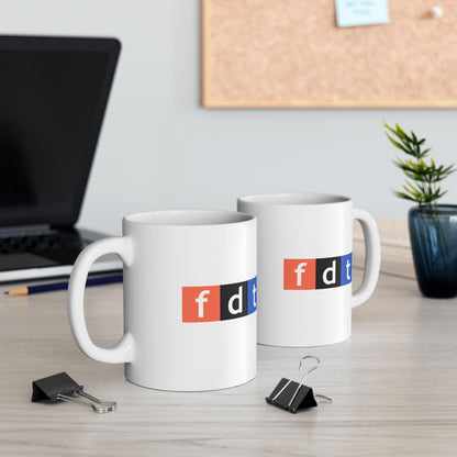 FDT Mug - Funny Gift for Coffee Lovers, Office Décor, Creative Design, Facebook Theme