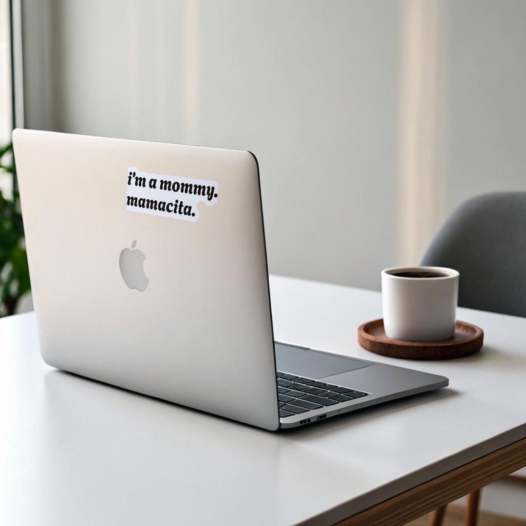 I am a Mommy Mamacita Sticker, Funny Kiss Cut Vinyl Decal for Water Bottle, Love Island Gift, Latina Mom Sticker, Waterproof