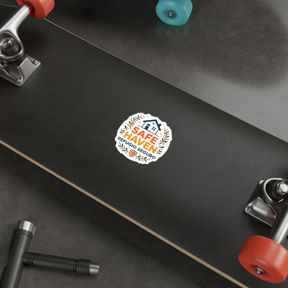 Safe Haven Bilingual Die-Cut Stickers