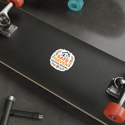 Safe Haven Bilingual Die-Cut Stickers