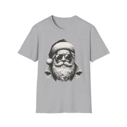 Cool Santa Graphic Unisex T-Shirt, Funny Holiday Tee, Christmas Gift, Retro Santa Shirt, Festive Apparel, Men and Women Holiday Wear