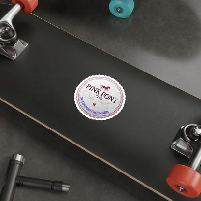 Pink Pony Club Die-Cut Stickers - Perfect for Horse Lovers, Laptop Decor, Party Favors, Scrapbooking, Gift Accessories