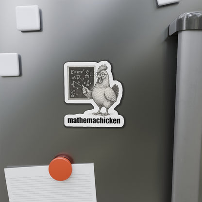 Mathemachicken | Math-Themed Die-Cut Magnets, Fun Kitchen Decor, Math Lover Gifts, Unique Fridge Decor, Educational Magnets