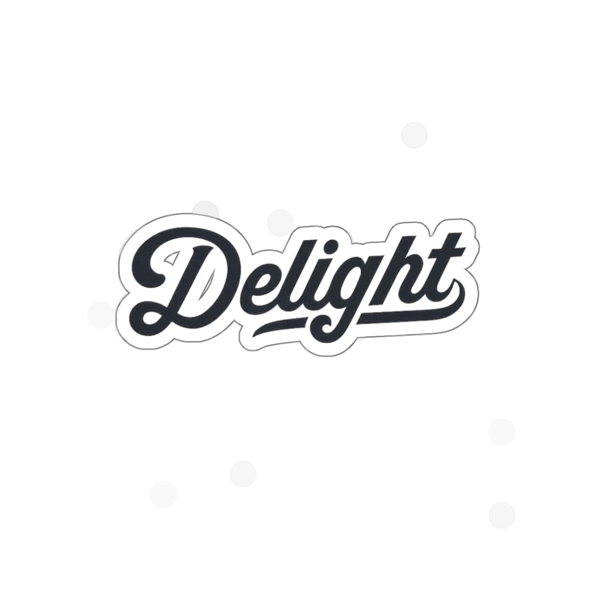 Delight Brand Die-Cut Stickers