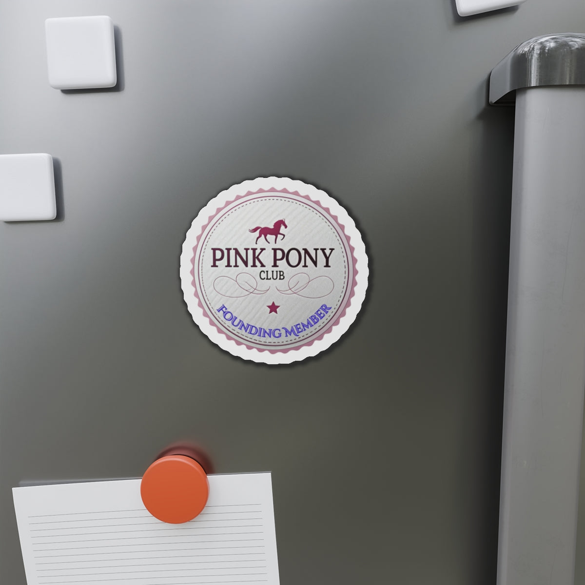 Pink Pony Club Die-Cut Magnets - Personalized Horse Lover Gifts, Equine Decoration, Fridge Magnets, Unique Collectibles, Fun Home [...]