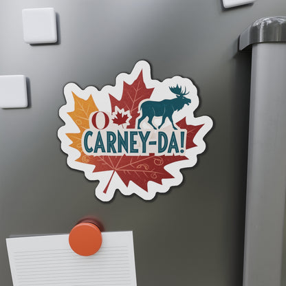 O Carney-da! Mark Carney Die-Cut Magnets | Perfect for Fans of Canada, Fun Home Decor, Gift for Friends, Celebratory Keepsake