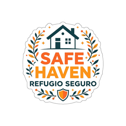 Safe Haven Bilingual Die-Cut Stickers
