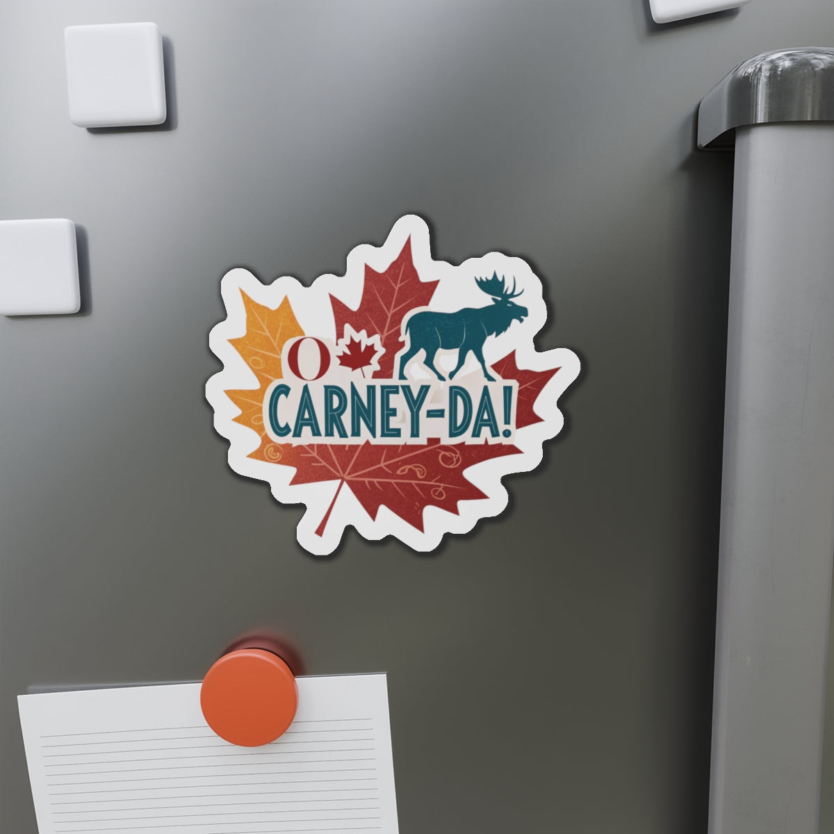 O Carney-da! Mark Carney Die-Cut Magnets | Perfect for Fans of Canada, Fun Home Decor, Gift for Friends, Celebratory Keepsake
