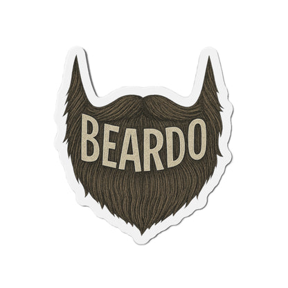 Beardo Beard-Shaped Die-Cut Magnet, Funny Gift for Bearded Men, Home Decor, Refrigerator Magnet, Beardo Magnet