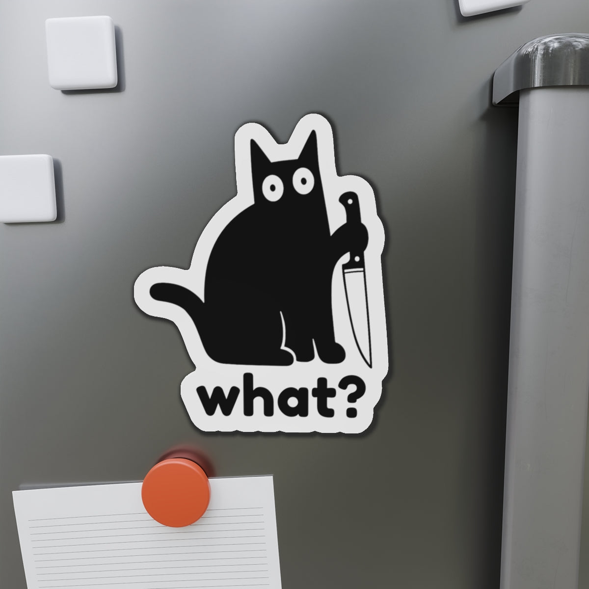 Playful Cat Die-Cut Magnets - Fun Refrigerator Decor, Cool Cat Gifts, Whimsical Kitchen Accessories, Unique Pet Lover Supplies, Quirky [...]