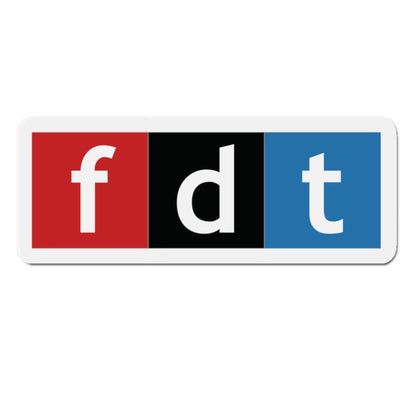 FDT Magnet - Die-Cut - For Cars, Offices, Refrigerators