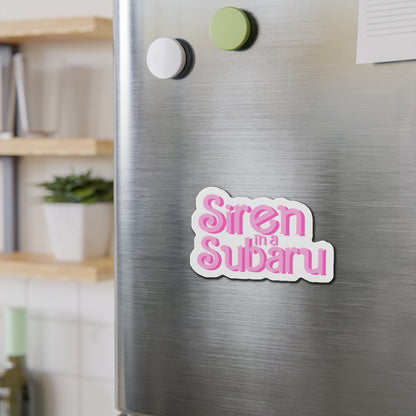 Siren in a Subaru Die-Cut Magnet - Fun Car Enthusiast Décor, Unique Gift for Subaru Lovers, Quirky Refrigerator Magnet, Auto [...]