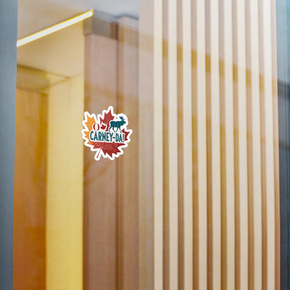 O Carney-da! Fun Canadian Kiss-Cut Vinyl Decals, Moose Designs for Car Stickers, Scrapbooking, Gifts, Canada Day Decor, Unique Vinyl Art