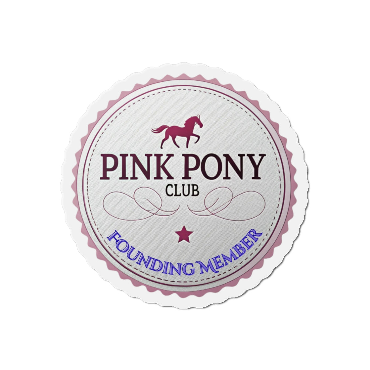 Pink Pony Club Die-Cut Magnets - Personalized Horse Lover Gifts, Equine Decoration, Fridge Magnets, Unique Collectibles, Fun Home [...]